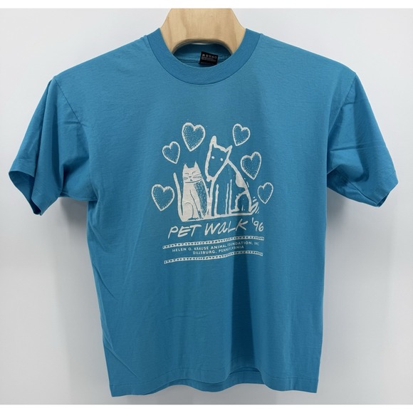 Fruit of the Loom Other - Vintage 90s Fruit of the Loom Best Pet Walk 1996 T-Shirt Size XL Single Stitch